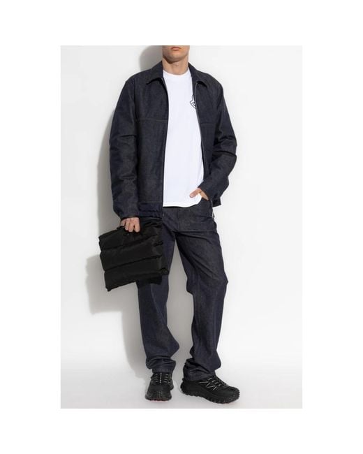 Straight Jeans di Moncler in Blue da Uomo