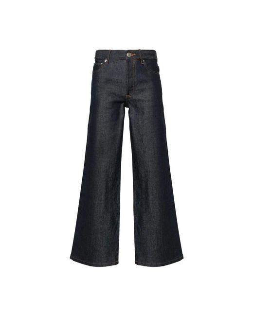 A.P.C. Jeans ,Zwart ,Katoen Elisabeth Jeans in het Blue