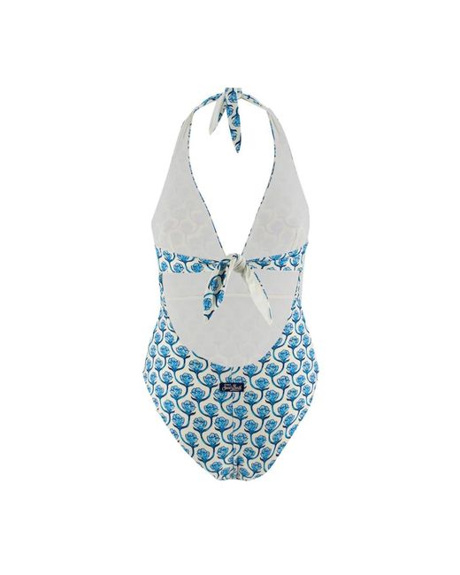 Mc2 Saint Barth Blue One-Piece
