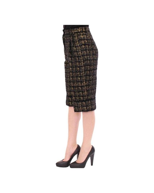 Dolce & Gabbana Black Bermudas