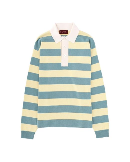 Gucci Green Polo Shirts for men