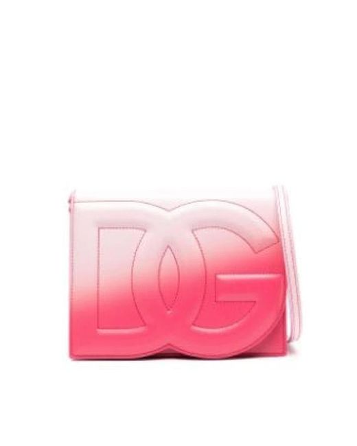 Dolce & Gabbana Blue Dg logo gradient crossbody tasche