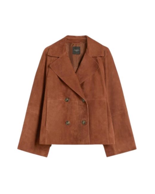 Weekend by Maxmara Wkdsospiro Jacket in het Brown