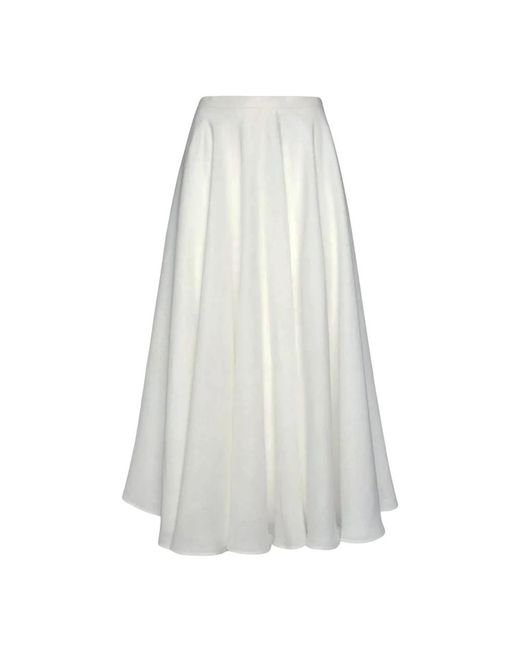 Lardini Midi Rok in het White