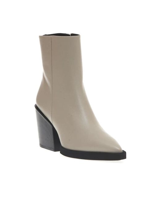 Paloma Barceló Gray Heeled Boots
