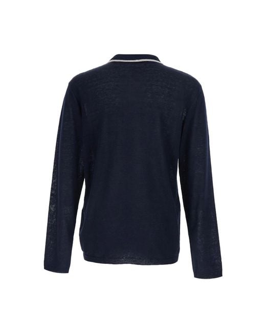 Giorgio Armani Blue Polo Shirts for men