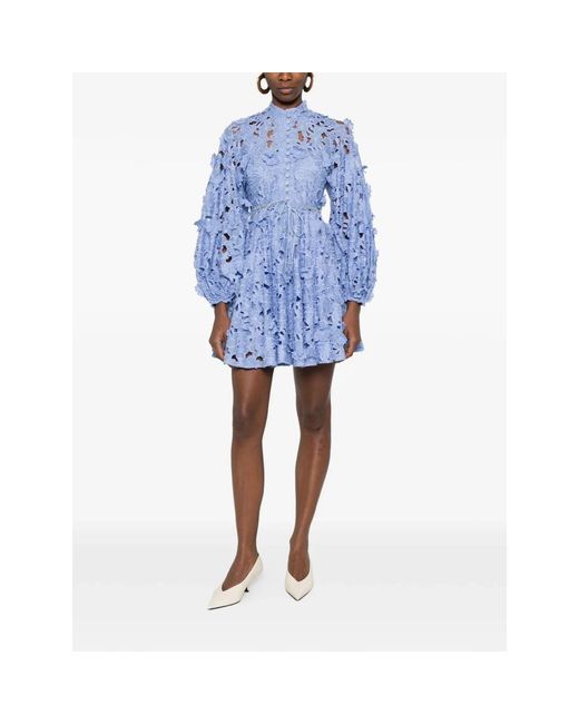 Zimmermann Blue Short Dresses