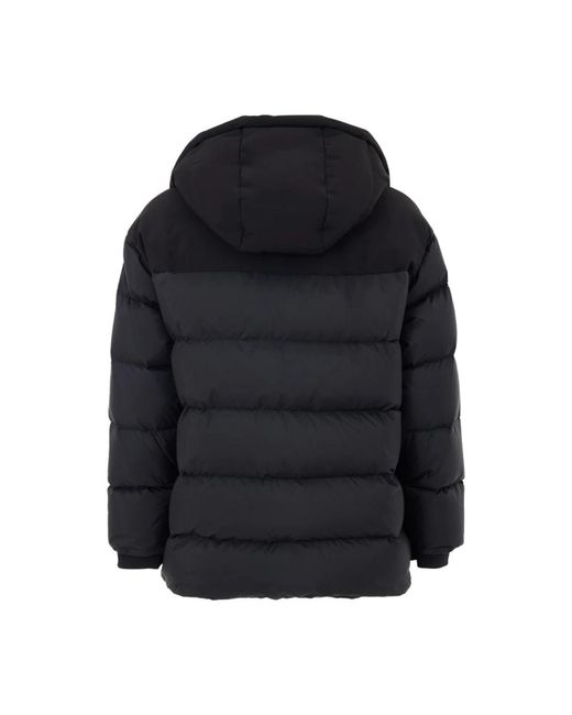 Moose Knuckles Blue Black Nylon Jackets And Coat for men