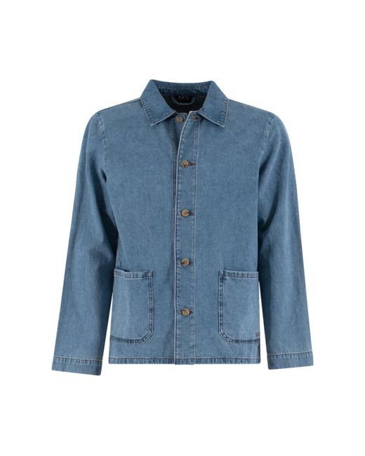 Jackets > denim jackets A.P.C. pour homme en coloris Blue