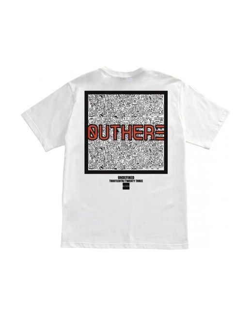 OUTHERE White T-Shirts for men
