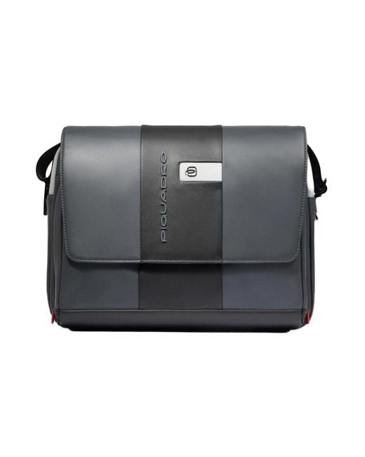Piquadro Messenger Laptop Bag in het Black voor heren