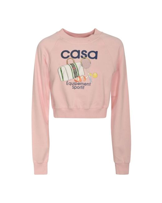 Casablancabrand Pink Sweatshirts