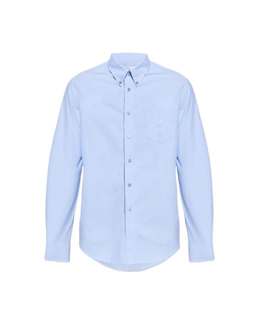 Givenchy Overhemden ,Blauw ,Stijlvolle Overhemden Collectie in het Blue voor heren