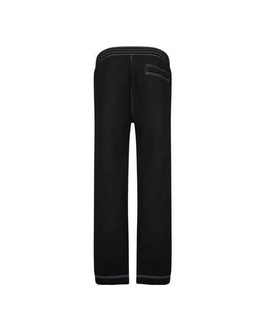 Givenchy Broeken ,Zwart ,Katoen Zwarte Broek Met Koordsluiting in het Black voor heren