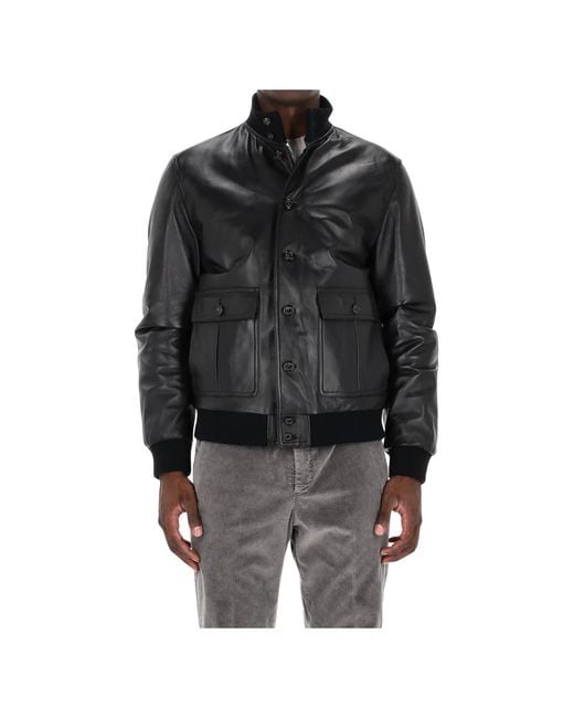 Leather Jackets di Valstar in Black da Uomo