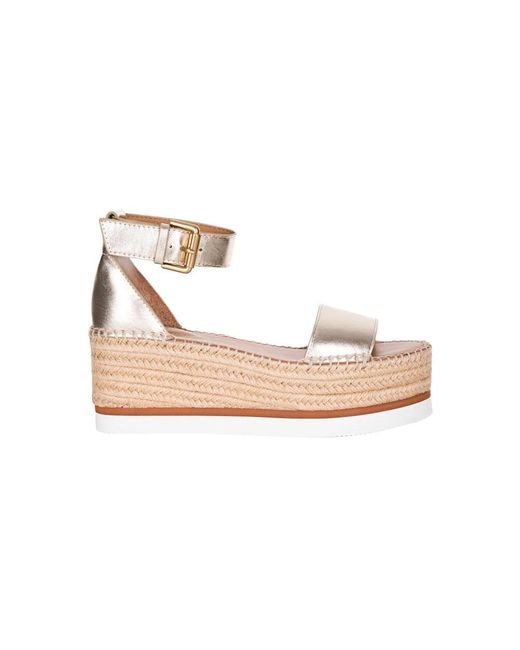 See By Chloé White Flat Sandals