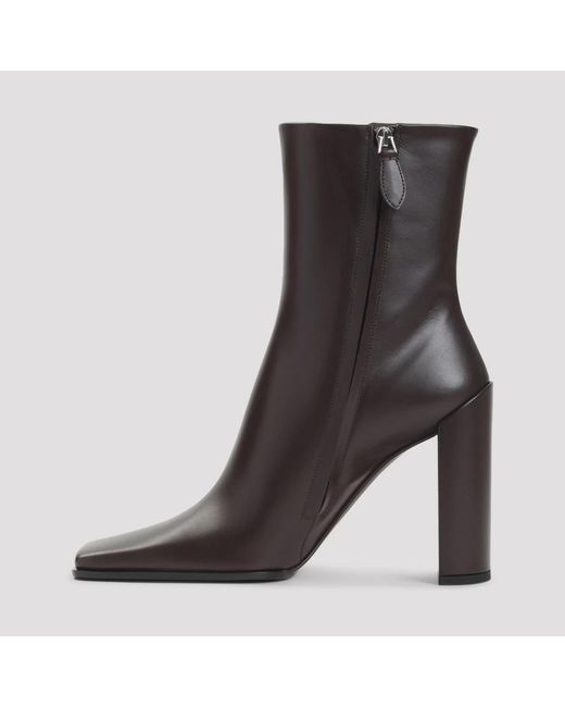 Alaïa Gray Heeled Boots