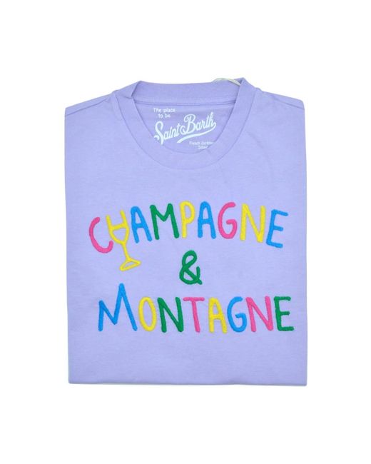 Mc2 Saint Barth Blue T-Shirts