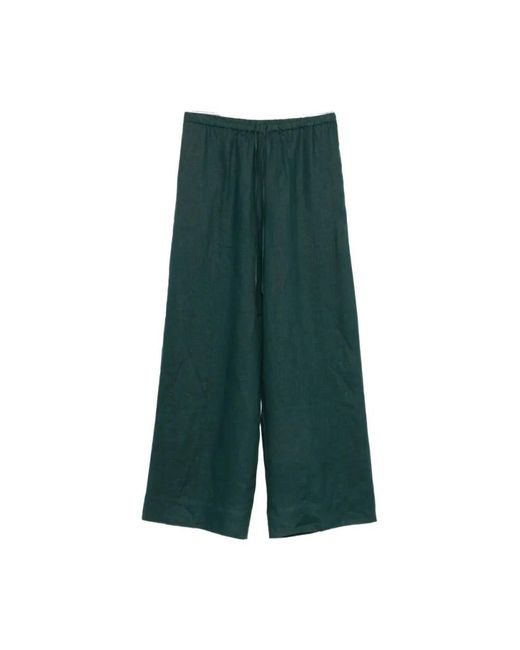 Liviana Conti Green Wide Trousers