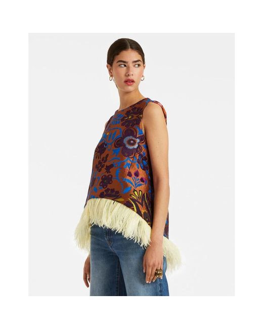 LaDoubleJ Tops ,Veelkleurig ,Blouses Shirts in het Blue