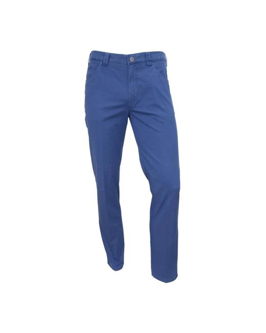 Meyer Blue Chinos for men