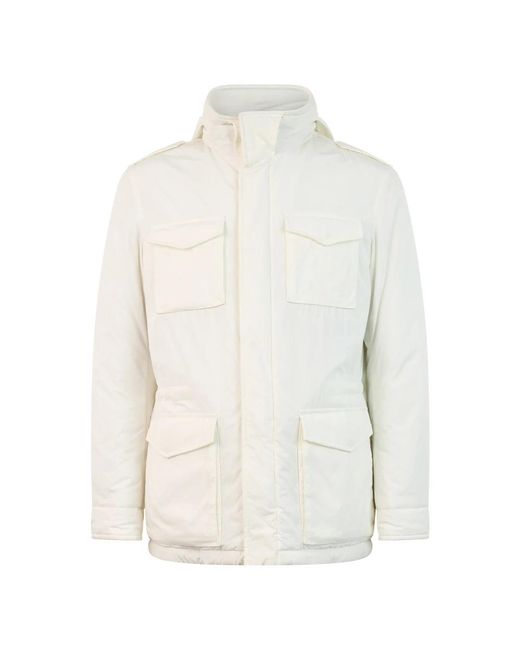 Herno White Winter Jackets for men
