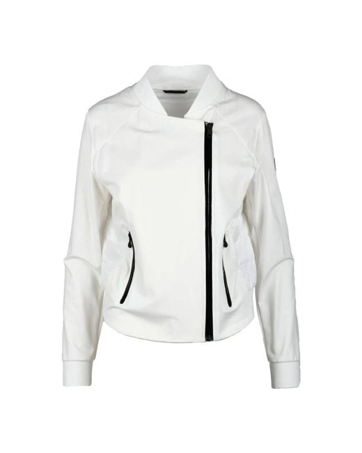 People Of Shibuya Nylon Jas Met Ritssluiting in het White