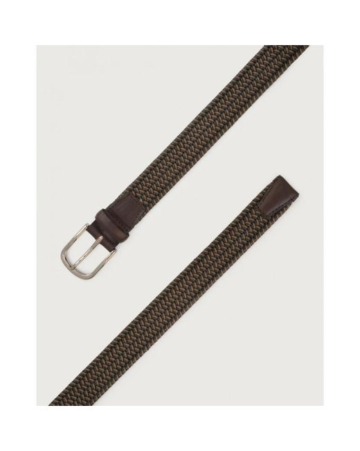 Orciani Stretch Riem Range Elast in het Brown voor heren