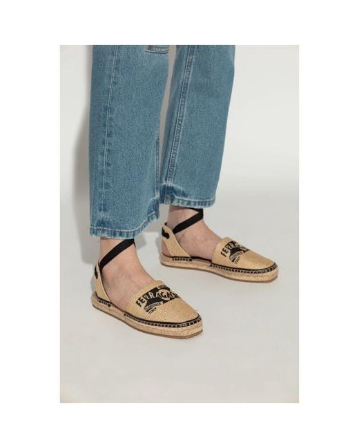 Ferragamo Metallic Espadrilles