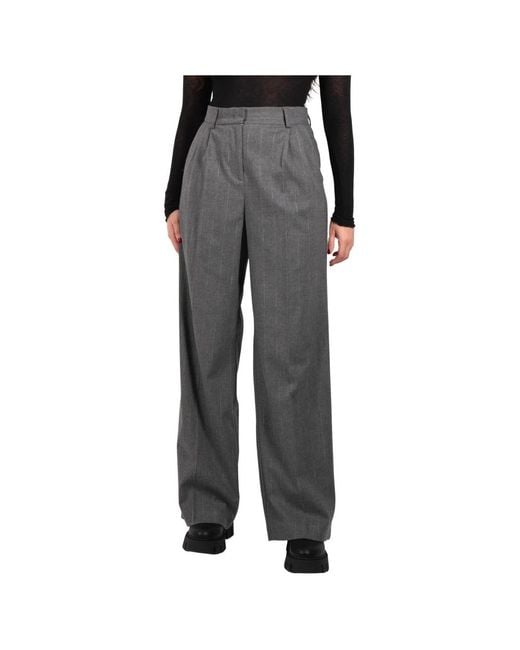 KIEFERMANN Gray Flanell Graue Nadelstreifen Hose