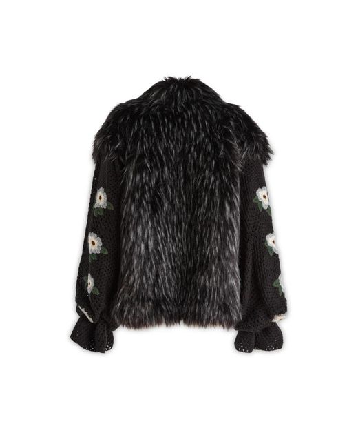 TU LIZE Black Faux Fur & Shearling Jackets