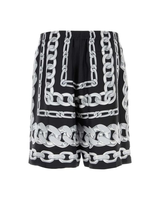 Versace Black Casual Shorts for men