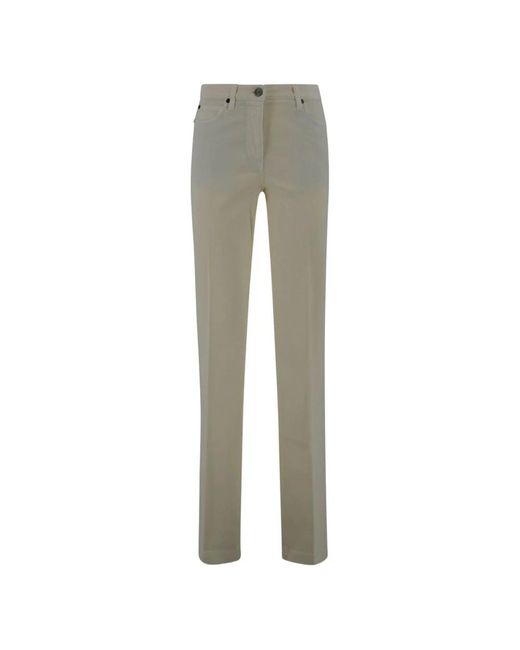 Etro Gray Straight Trousers