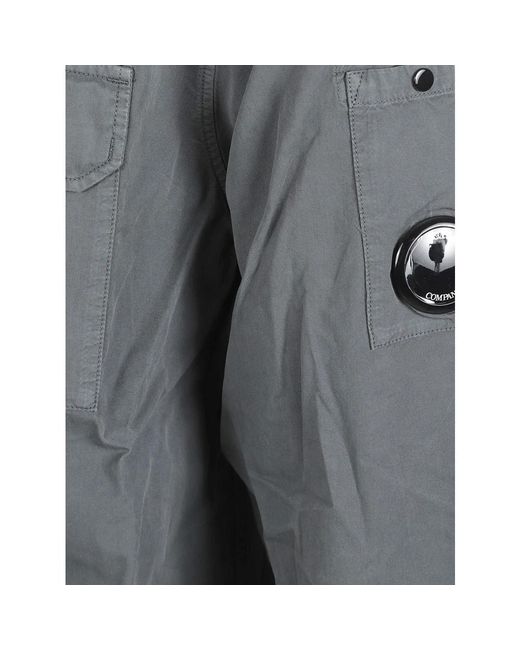 C P Company Gray Casual Shirts for men