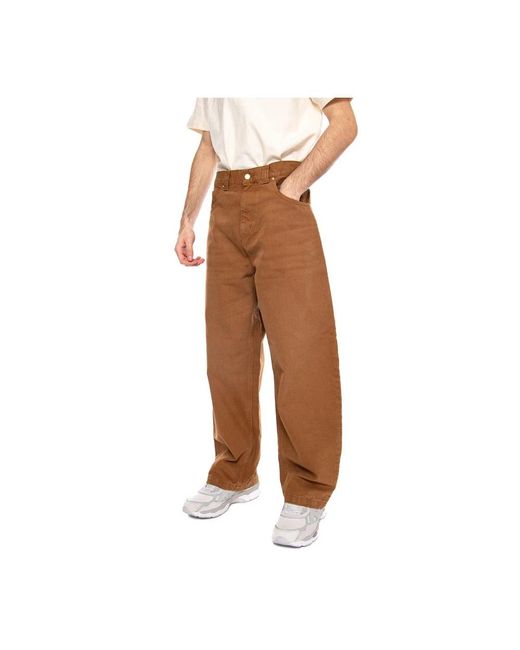 Carhartt Brown Wide Trousers for men