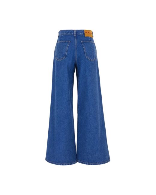 Marni Blue Wide Jeans