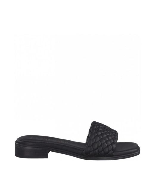 Marco Tozzi Black Flip Flops & Sliders