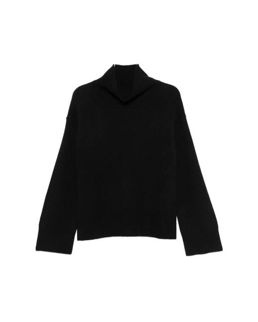 Soft Goat Black Cashmere Knitwear
