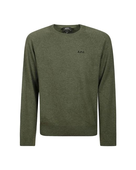A.P.C. Green Sweatshirts for men