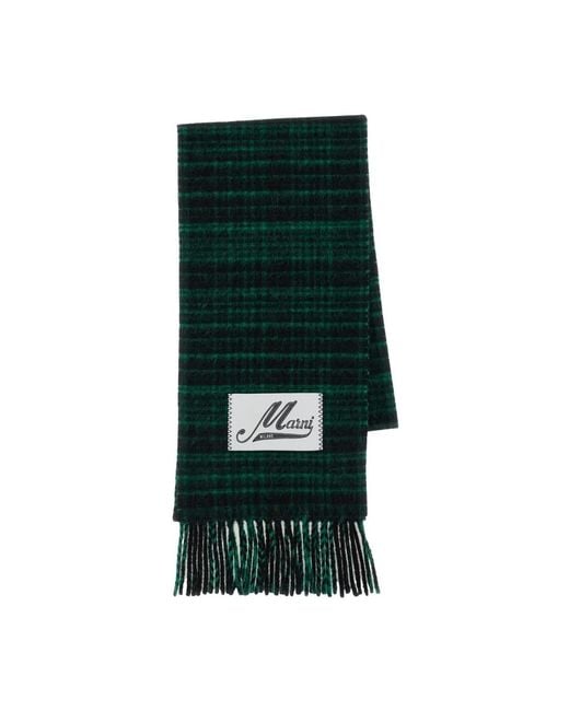 Marni Green Winter Scarves