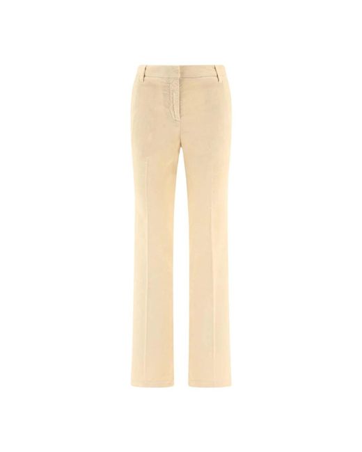 Jacob Cohen Natural Straight Trousers