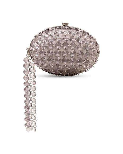 Self-Portrait Gray Clutches