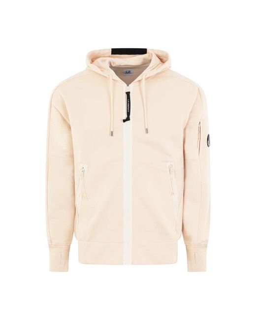 C P Company Natural Zip-Throughs for men