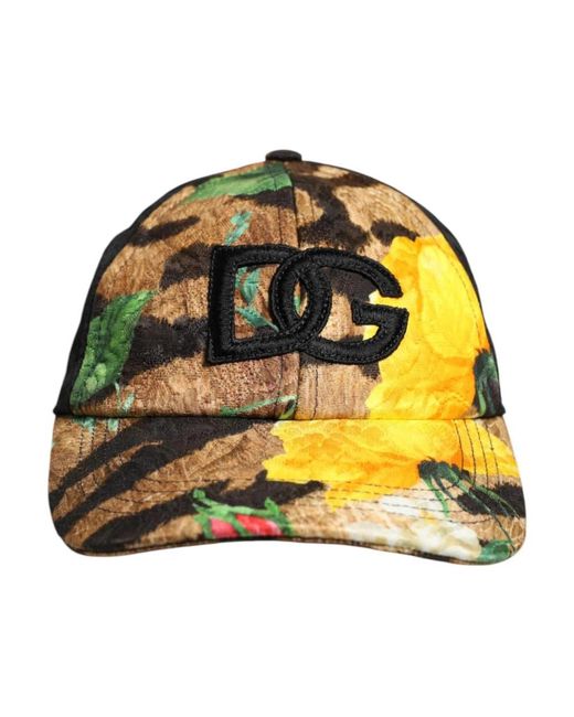 Caps di Dolce & Gabbana in Yellow da Uomo