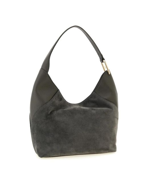 Furla Black Lara' Medium Shoulder Bag