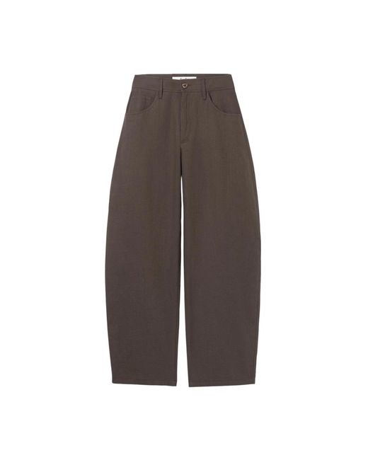 Séfr Brown Wide Trousers for men