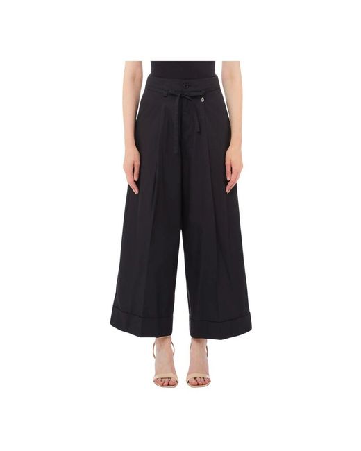 Liu Jo Black Wide Trousers