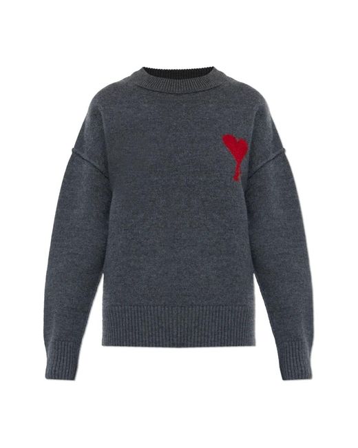 AMI Gray Wollpullover
