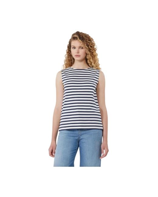 Weekend by Maxmara Blue Sleeveless Tops