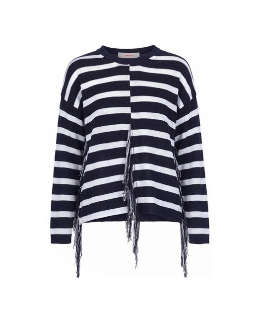 Jucca Blue Rundhals-Strickpullover